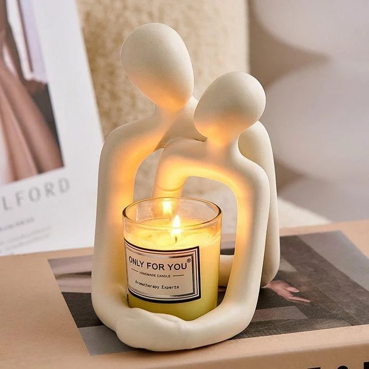 Embrace Sculpture, Milk White