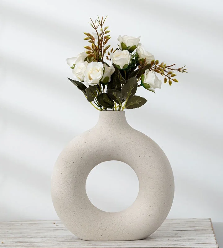 Halo Vase, Off-White, Large