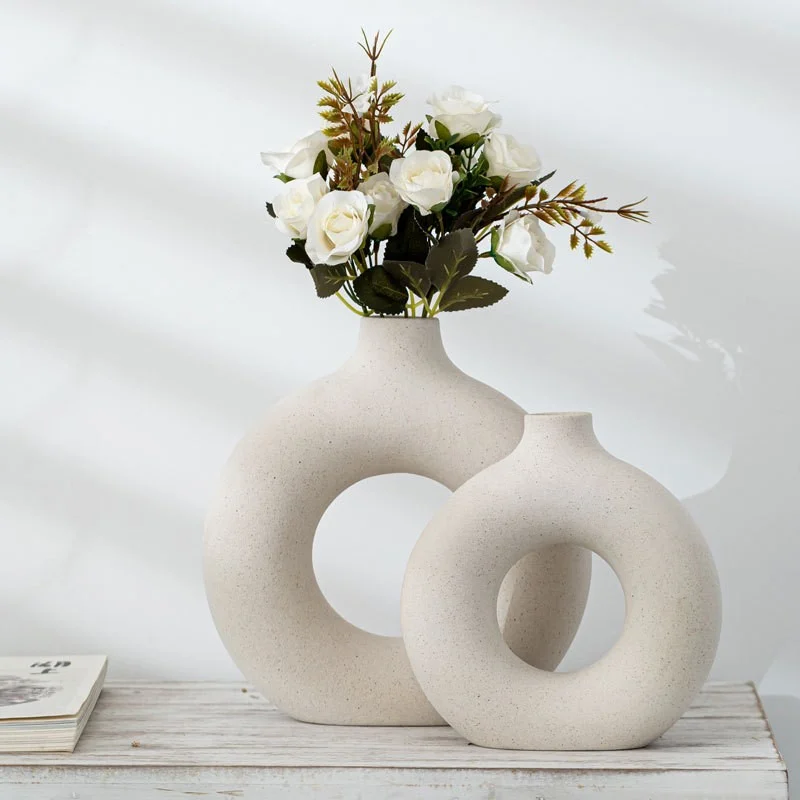 Halo Vase, Off-White, Large — view 3