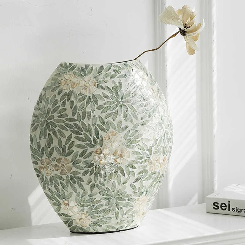 Shell Mosaic Vase, Small — view 3