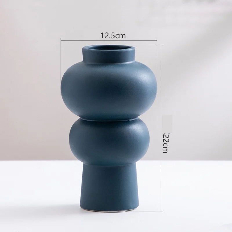 Stacked Vase, Ink Blue — view 2