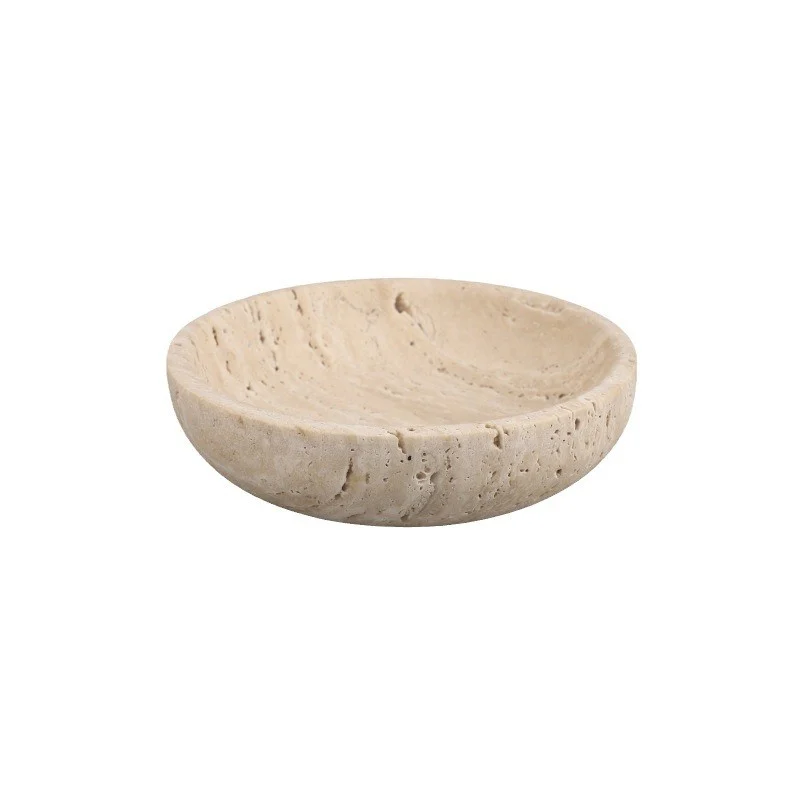 Travertine Bowl, Natural — view 3